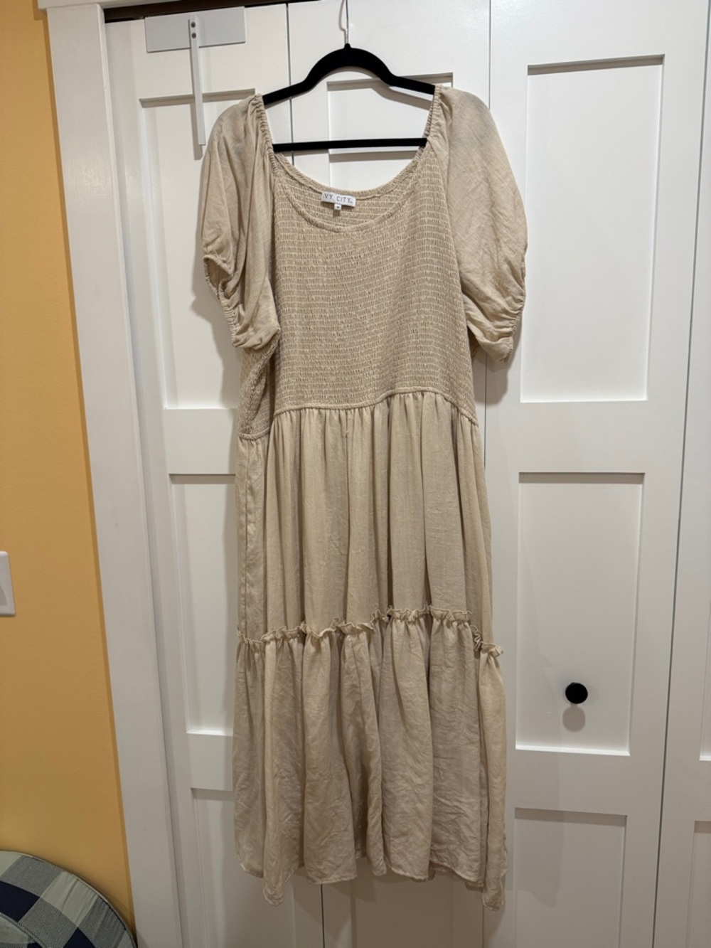 Ivy City Co Sienna Dress in Cream
